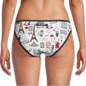 - Karl Lagerfeld Parisian Print Bikini swim bottom size S